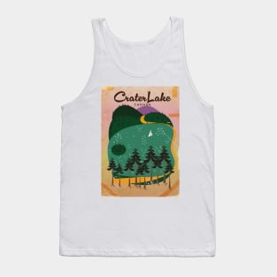 Crater Lake Canada travel poster Tank Top